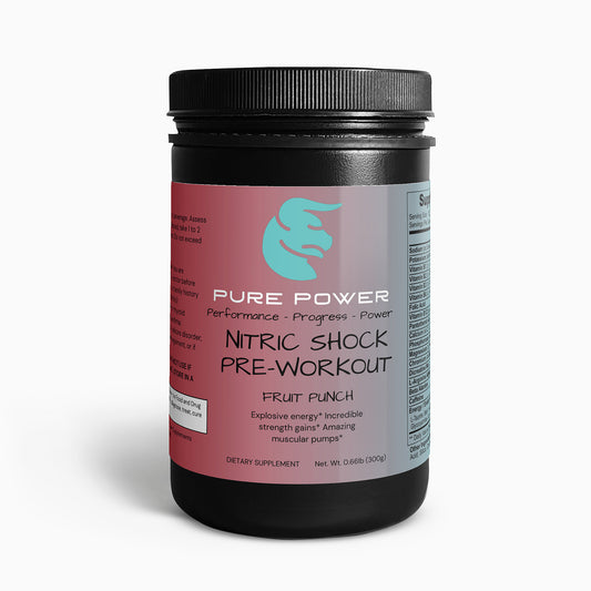 Nitric Shock Pre-Workout Powder (Fruit Punch)