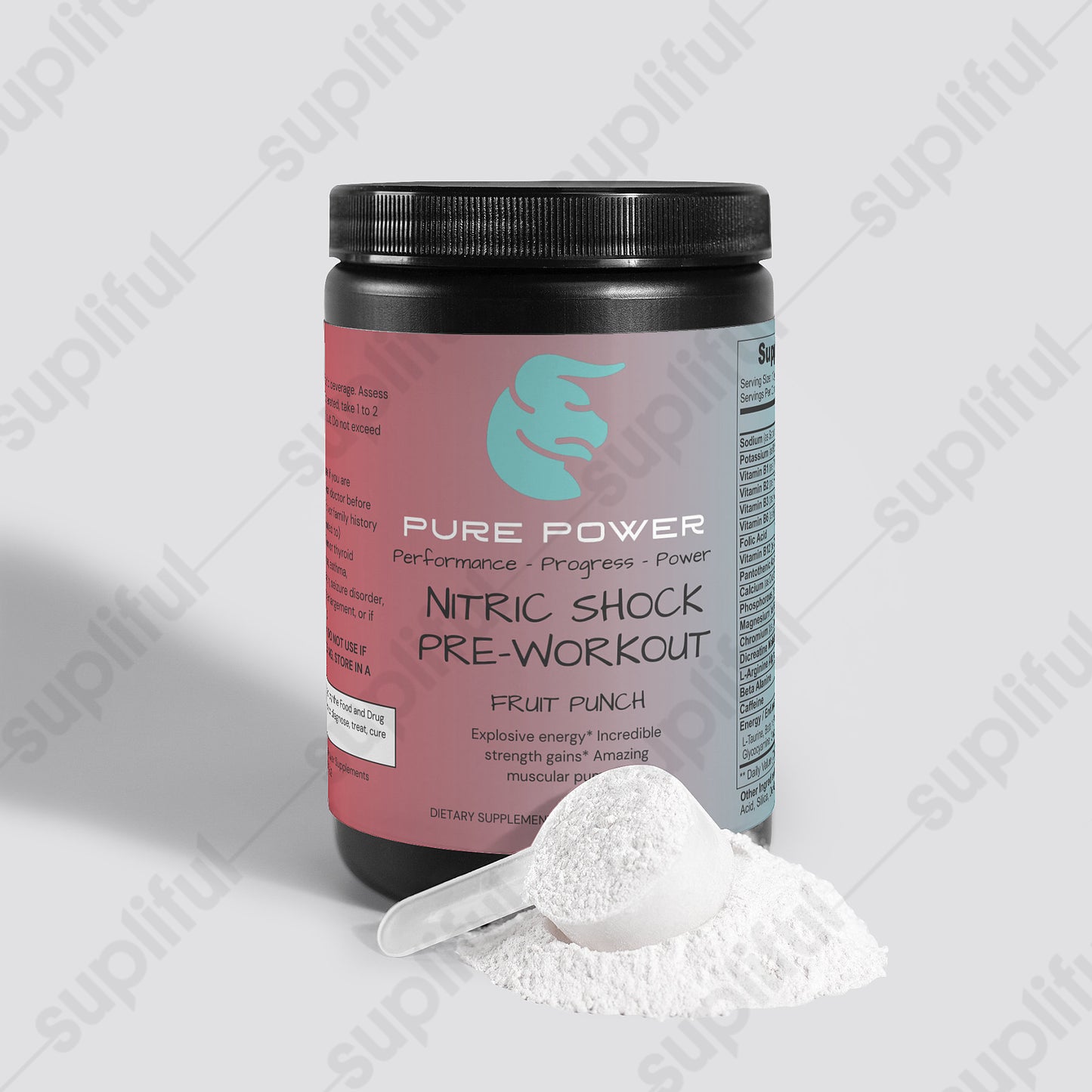 Nitric Shock Pre-Workout Powder (Fruit Punch)