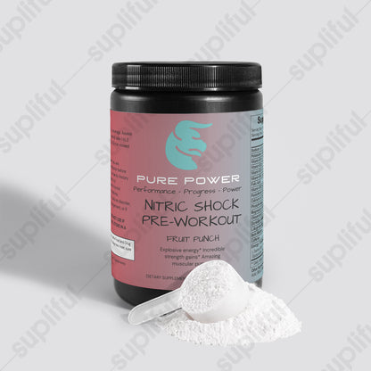 Nitric Shock Pre-Workout Powder (Fruit Punch)